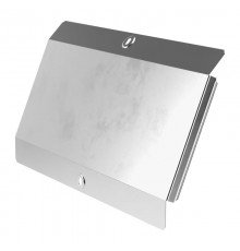 Крышка угла вертикального внешнего 45 градусов Стандарт INOX (AISI 304) 400  PR16.2924  Промрукав