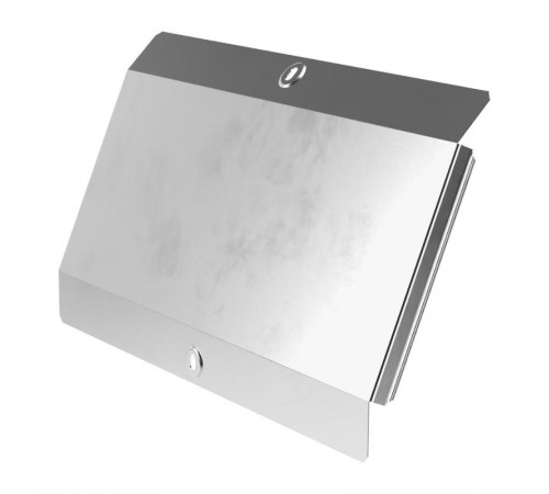 Крышка угла вертикального внешнего 45 градусов Стандарт INOX (AISI 304) 400  PR16.2924  Промрукав