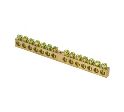 Шина "0" PE 63.14 (латунь) EKF PROxima  sn0-63-14  EKF