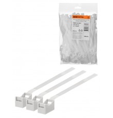 Крепеж ремешковый 7,6х165 белый (100шт)  SQ0516-0301  TDM