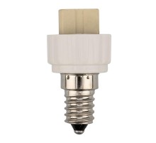 Переходник цокольный E14-G9 белый  11-8856  Rexant