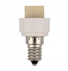 Переходник цокольный E14-G9 белый  11-8856  Rexant