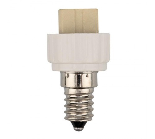 Переходник цокольный E14-G9 белый  11-8856  Rexant