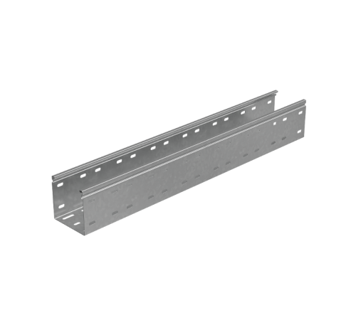 Лоток перф. 100х100х0,8 L2500 мм "Стандарт ПЛЮС" INOX304  LPEplus100-100-0.8-2500 INOX304  КМ-Профиль
