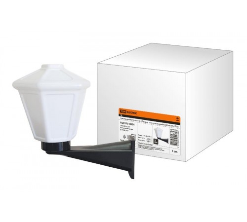 Светильник садово-парковый НБУ 05- 40-110-К Латерна опал на кронштейне 235 мм IP54  SQ0330-0824  TDM