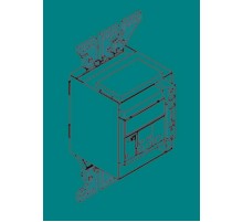 Комплект силовых выводов фиксированной части ES E1.2 W FP 3шт  1SDA073955R1  ABB