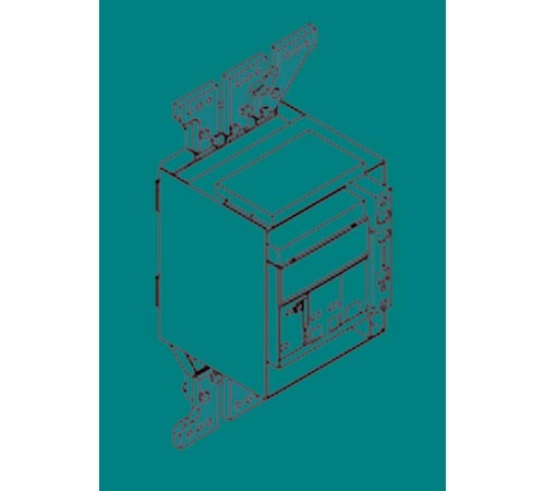 Комплект силовых выводов фиксированной части ES E1.2 W FP 3шт  1SDA073955R1  ABB