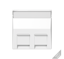 Крышка для модульных гнезд A569-30BFPLSW Jung