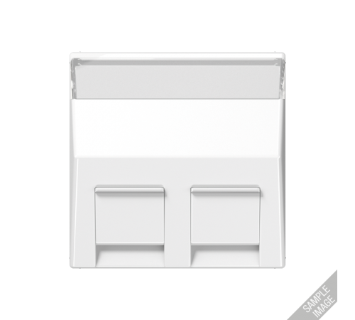 Крышка для модульных гнезд A569-30BFPLSW Jung
