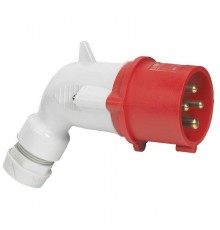 Вилка моб.угл. 16А 3К+З 380В IP44  056457  Legrand