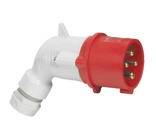 Вилка моб.угл. 16А 3К+З 380В IP44  056457  Legrand