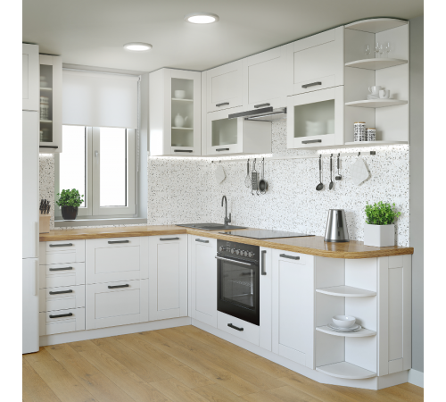 Светильник  Basic Downlight круг 18W 1600lm 4000K 170-260V IP20 170*26 белый LED 1/60  9030420218  Gauss