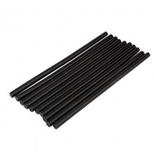 Клеевые стержни , 11 мм, 270 мм, черные, 10 шт., хедер  09-1271  REXANT