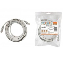 Патч-корд народный U/UTP Cat 5e 4PR 24AWG PVC, литой 3 м, серый  SQ0115-0005  TDM