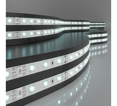 Лента светодиодная 60Led 4,8W IP20 6500K холодный белый 2835 12V 5 м в упак  a040993  Elektrostandard