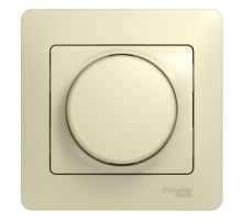 Glossa Бежевый Светорегулятор (диммер) поворотный, 300Вт (в сборе с рамкой)  GSL000234  SE