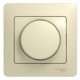 Glossa Бежевый Светорегулятор (диммер) поворотный, 300Вт (в сборе с рамкой)  GSL000234  SE