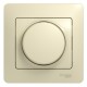 Glossa Бежевый Светорегулятор (диммер) поворотный, 300Вт (в сборе с рамкой)  GSL000234  SE