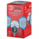 Лампа cветодиодная ECO LED P45-6W-840-E14 (диод, шар, 6Вт, нейтр, E14) (10/100/3000)  Б0019077  ЭРА