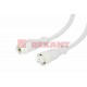 Соединительный кабель (3pin) герметичный (IP67) 3х0.5 мм 300 V белый  11-9530  REXANT