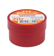 Флюс для пайки, паяльный жир нейтральный, 20 г, банка, серия "Алмаз"  SQ1025-0386  TDM