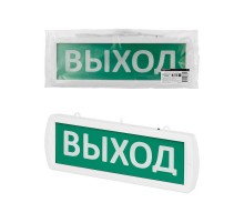Оповещатель охранно-пожарный световой Топаз-220-РИП-ОП "Выход" 220 В, 10ч, IP52  SQ0349-0410  TDM