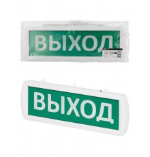 Оповещатель охранно-пожарный световой Топаз-220-РИП-ОП "Выход" 220 В, 10ч, IP52  SQ0349-0410  TDM
