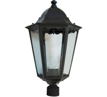 Светильник садово-парковый 6203 100W 230V E27 195*195*360мм черный ДИАМЕТР ОСНОВАНИЯ 45 ММ  11068  FERON