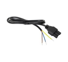 Кабель для подключения светодиодных линейных светильников ДБО-60/120/150 черный 1 метр 3x0,75 мм2  ASC-B-1-LBL  EKF