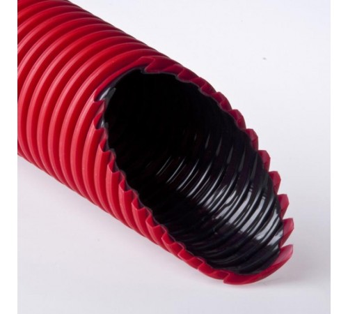 Труба двустенная ПНД/ПВД 160/140,2мм красный  Т2-КЛ0-160К  Рувинил