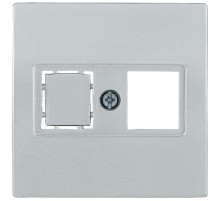 НТ12-1-БС Накладка телеф. RJ12/HDMI BOLERO серебряный  ENB11-T-K23  IEK