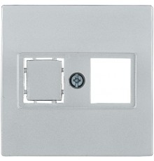 НТ12-1-БС Накладка телеф. RJ12/HDMI BOLERO серебряный  ENB11-T-K23  IEK