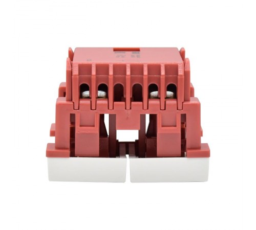 Выключатель двухклавишный на 2 модуля. ВК1-22-00-П  CKK-40D-VD2-K01  IEK