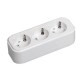 Розетка переносная разб. К03 3 места CLASSIC  KYP11-16-03-00-Z  IEK