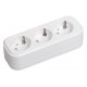 Розетка переносная разб. К03 3 места CLASSIC  KYP11-16-03-00-Z  IEK
