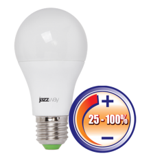 Лампа светодиодная LED 12Вт Е27 220В 3000К PLED- DIM A60 груша  2855879  Jazzway
