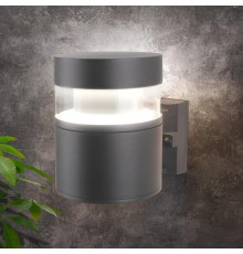 УЛИЧНЫЙ НАСТЕННЫЙ СВЕТИЛЬНИК ELEKTROSTANDARD 1530 TECHNO LED СЕРЫЙ  a052247 Elektrostandard