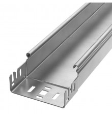 Лоток неперфорированный Профи INOX (AISI 304) 100х50x3000 (1,0 мм) (6 м/уп)  PR16.13995  Промрукав