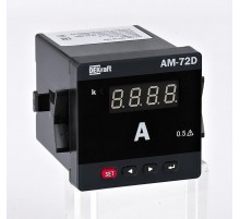 Амперметр цифровой 96x96мм трехфазный, вход 5А, LED-дисплей АМ-96D  50332DEK  DEKraft