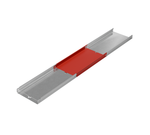 Лоток неперф. 50х300х1,2 L2000 мм "Быстрый монтаж ПЛЮС" HD  LNplus50-300-1.2-2000 HD  КМ-Профиль