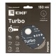 Диск алмазный Turbo (150х22.23 мм) Master  dd-150t  EKF