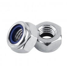 Гайка DIN985 самоконтрящаяся оцинк. М14 (4 шт) - пакет ( 0,095 кг)  112253  Tech-KREP