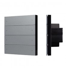 INTELLIGENT ARLIGHT Кнопочная панель SMART-DMX512-801-22-8G-8SC-DIM-IN Grey (230V, 2.4G) (IARL, IP20 Пластик, 5 лет)  039315  Arlight