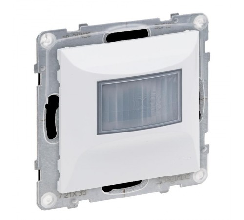 SUNO Датчик движения 180° 250Вт без нейтрали. Влагозащитный IP44. C ручным управлением. Цвет "Белый"  721135  Legrand