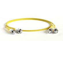 FC-D2-9-ST/UR-ST/UR-H-0.5M-LSZH-YL Патч-корд волоконно-оптич. (шнур) SM 9/125 (OS2), ST/UPC-ST/UPC, 2.0 мм, duplex, LSZH, 0.5 м  378157  Hyperline
