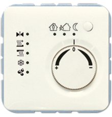 KNX-регулятор с шинным сопряжением с ручкой для установки температуры  2178  Jung