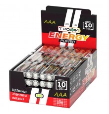 Батарейка щелочная (алкалиновая) LR03-4S promo-box (96/384/36864) (AAA)   Б0017349  ТРОФИ