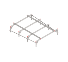 Опорная конструкция для установки оборудования TECHNORAPTOR 2000х2500  KM-TR-SSEI-2000-2500  КМ - профиль