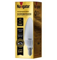 Лампа светодиодная NLL-MR16-6-230-3K-GU5.3-FR-SV  80551   Navigator