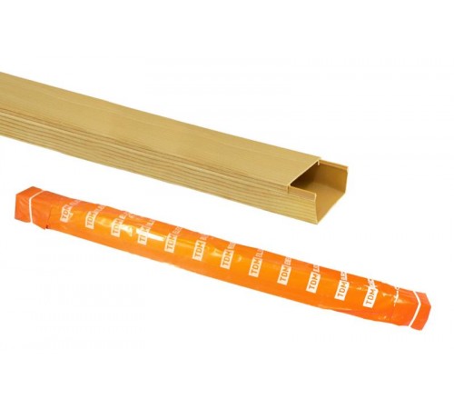 Кабель-канал 40х16 желтая сосна 3D (50м)  SQ0402-0607  TDM